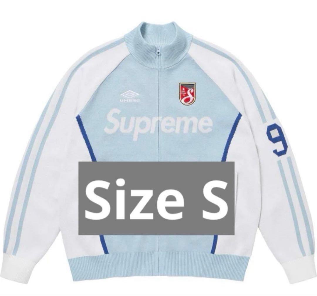 ウェア Supreme x Umbro Zip Up Sweater LightBlue