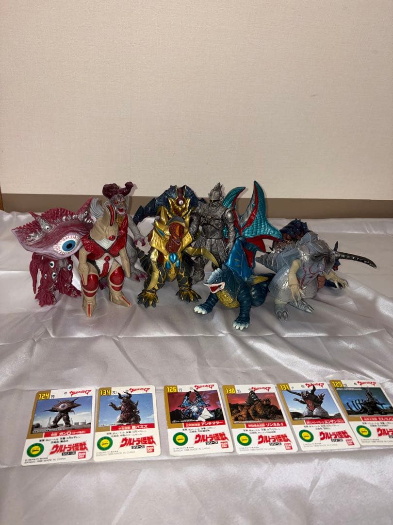 ウルトラマンガイア 怪獣ソフビセット 一部タグあり