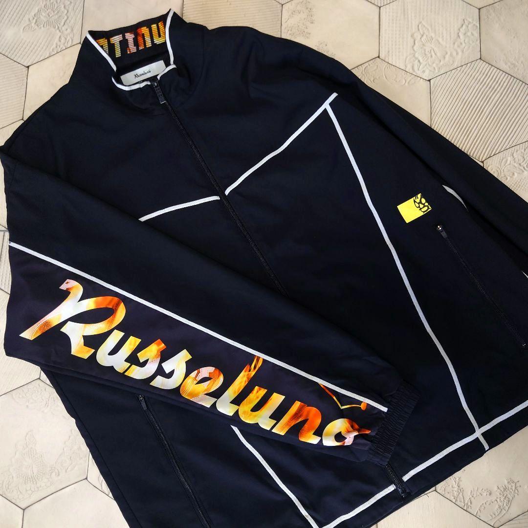 美品 RUSSELUNO GOLF マスクロゴ 6ホールアイレット ジャケット