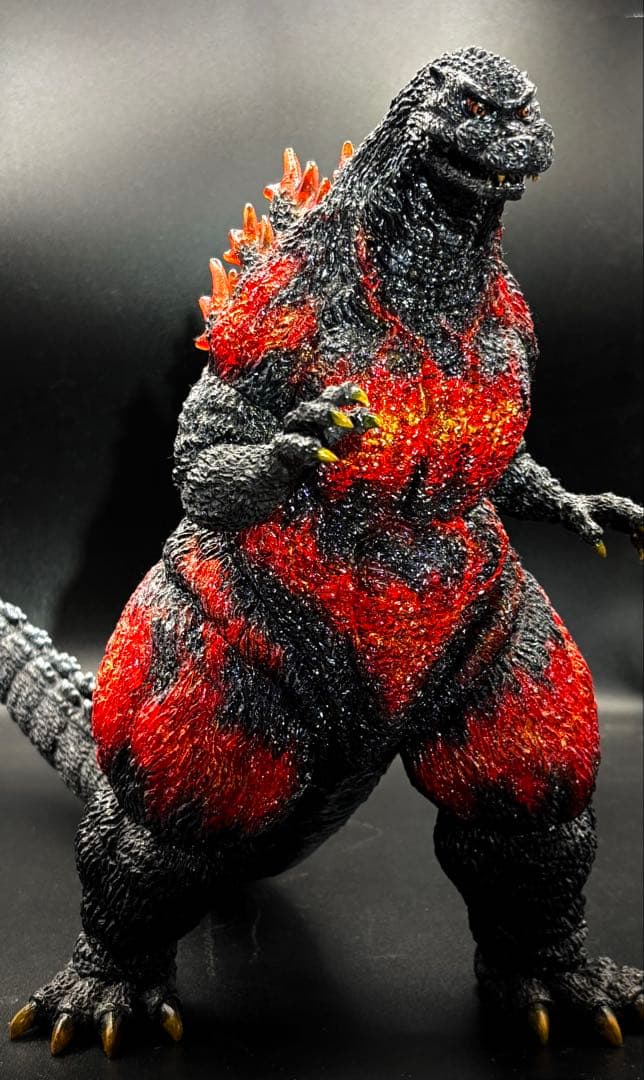 東宝30cmシリーズ ゴジラ（1995）「香港上陸」クリアオレンジVer.完成品