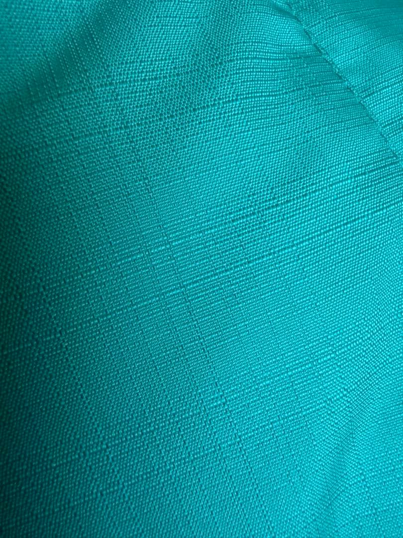 超美品☆デサント☆ターコイズ スキーウェア フード付き