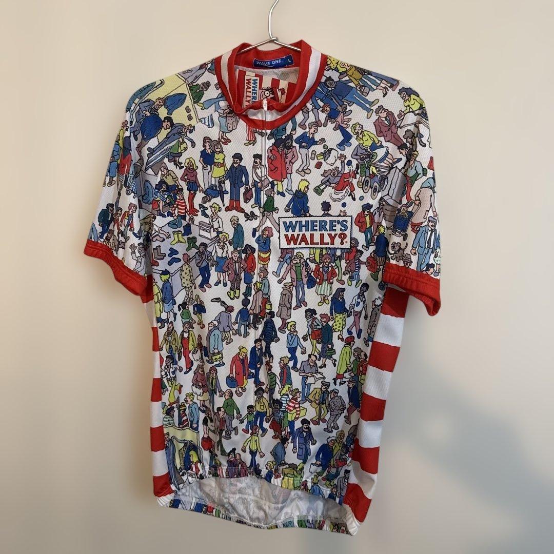 【新品・定価: 14,850円】サイクルジャージ ウォーリーを探せ Lサイズ