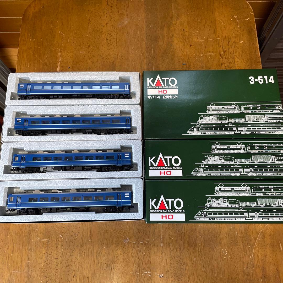 KATO HOゲージ 14系 客車 4両セット