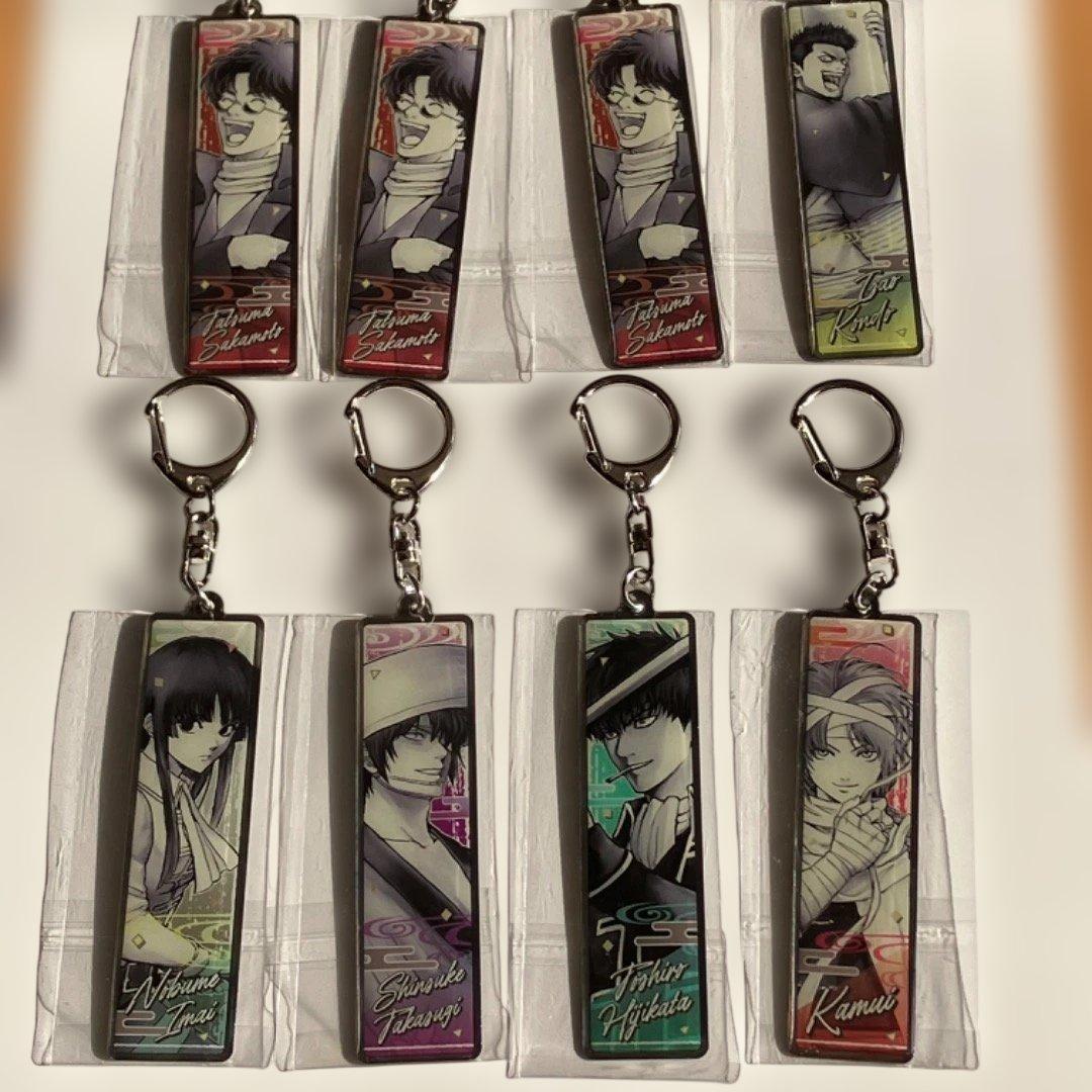 銀魂展メタルキーホルダー 8個セット