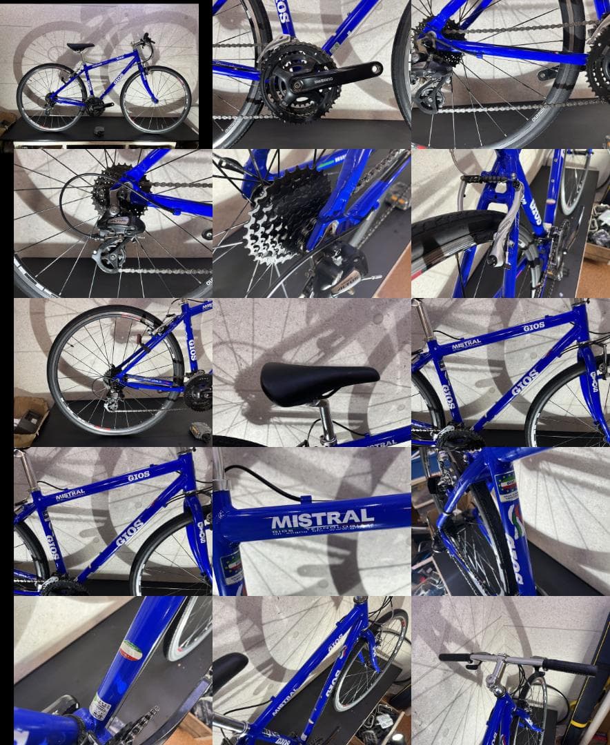 GIOS MISTRAL 700c ジオス　クロスバイク　ブルー 2015