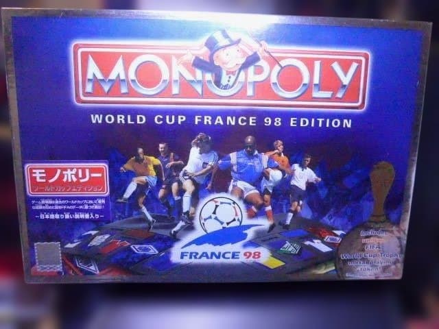 新品未開封のモノポリー ワールドカップフランス98エディション