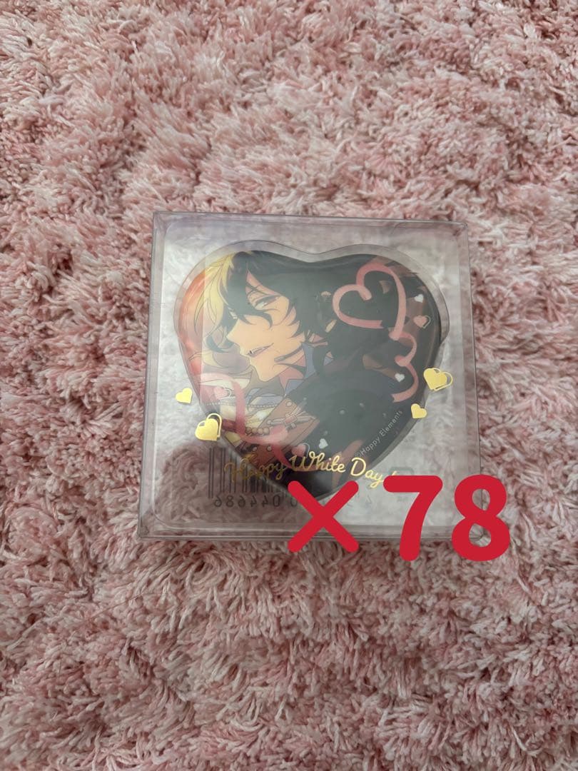 朔間零 ハート缶バッジ 78個セット