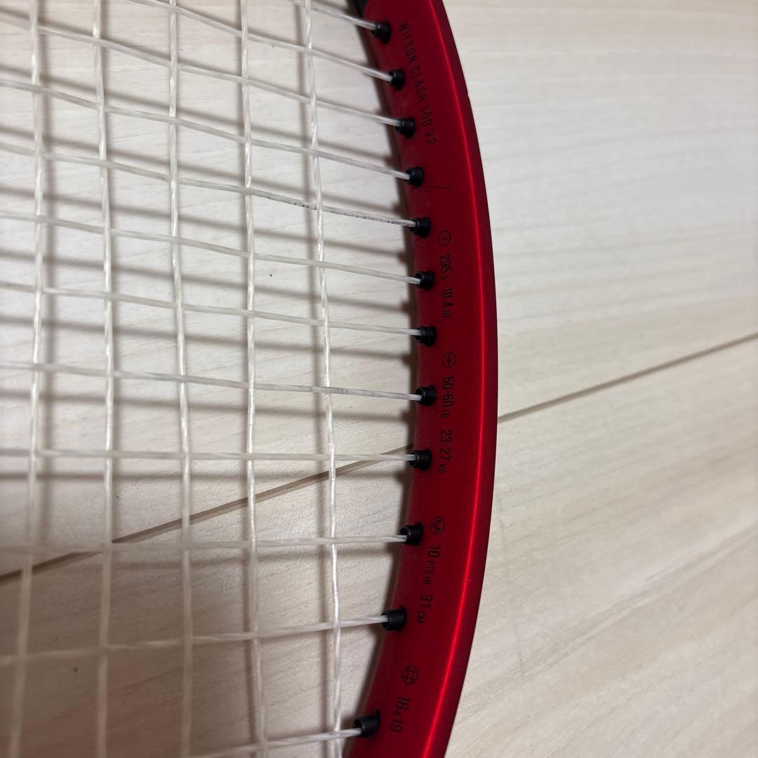 【美品】Wilson Clash V2 100 16x19 ラケット