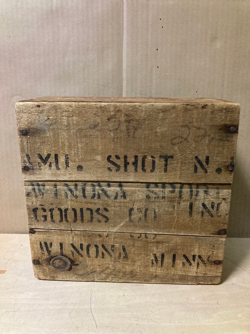 アメリカ　ウィンチェスター　木箱　アンティーク　ビンテージ　当時物