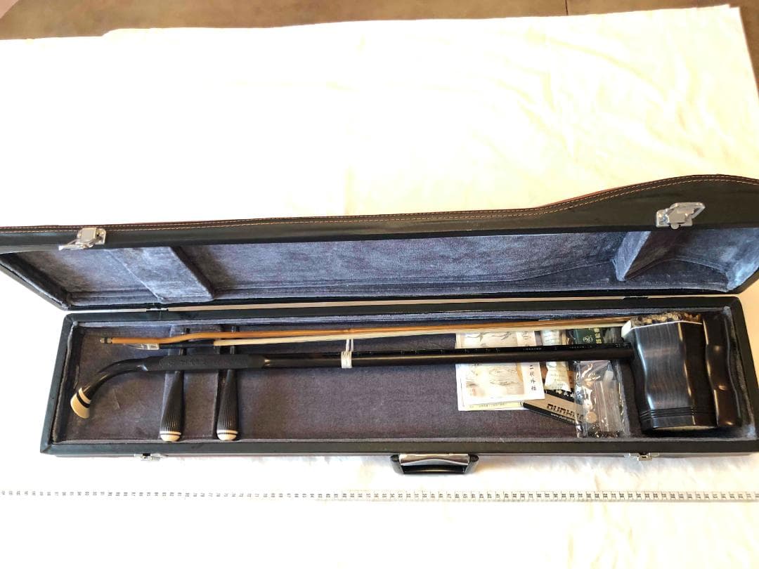 二胡　弦楽器　ほとんど未使用　中国伝統楽器　セット