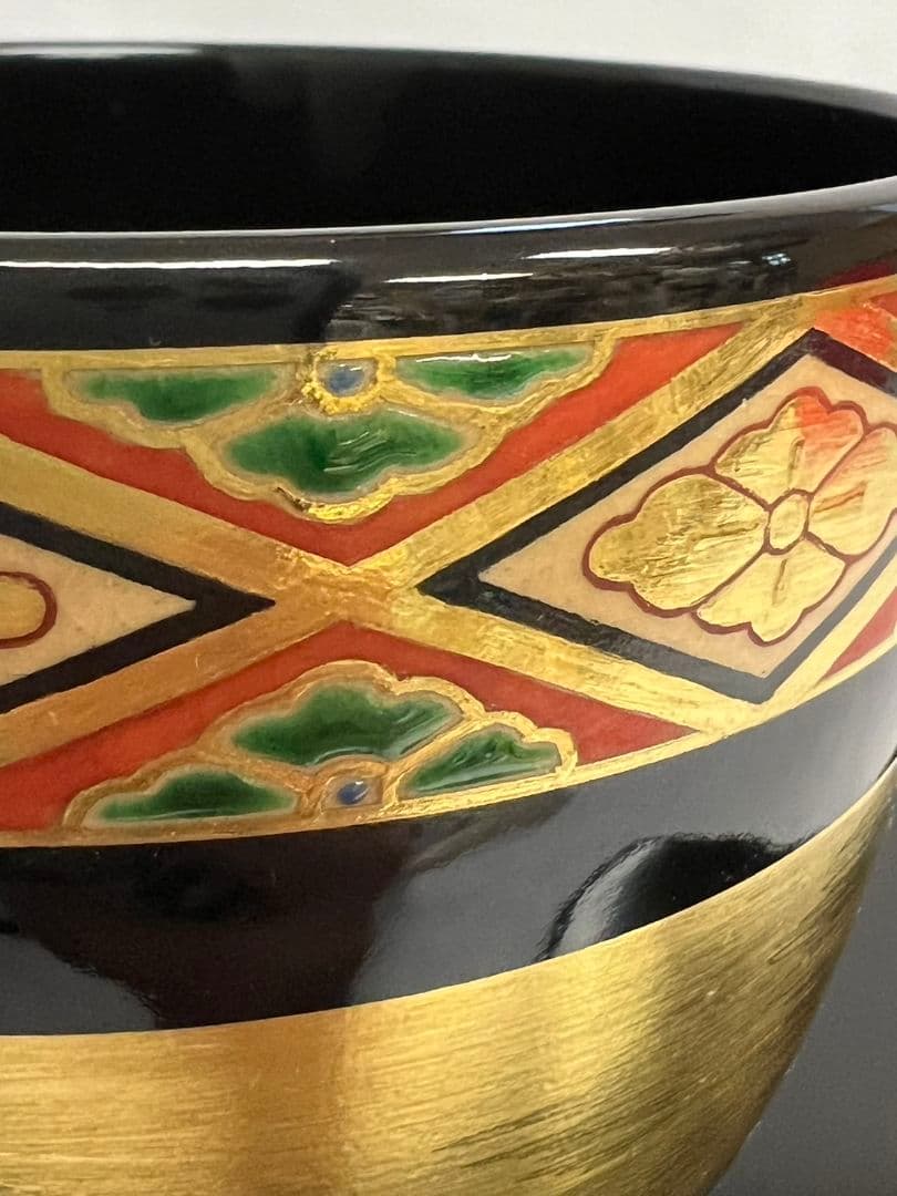 茶碗 『色絵花菱之図』 高橋道八 茶道具