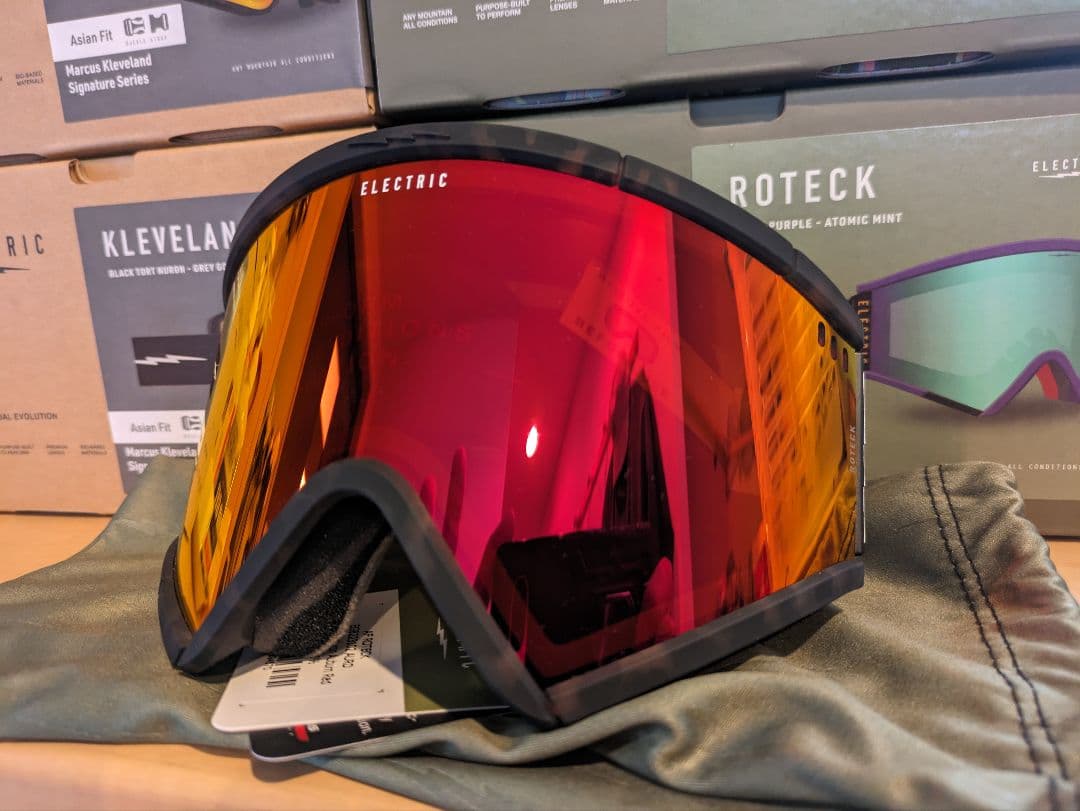 ELECTRIC ROTECK ゴーグル オーバンレッド