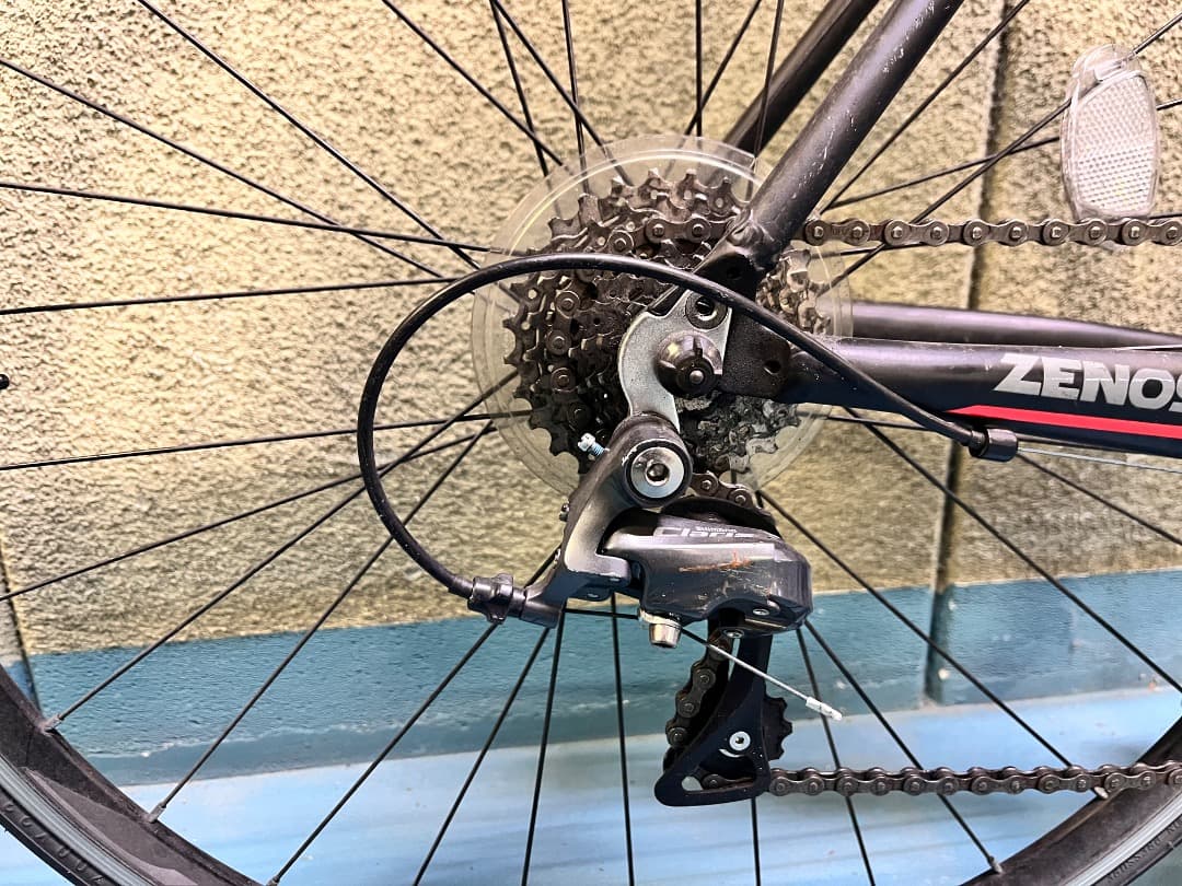 CANOVER　 ZENOS ロードバイク 3×7速 赤黒 　 引取大歓迎