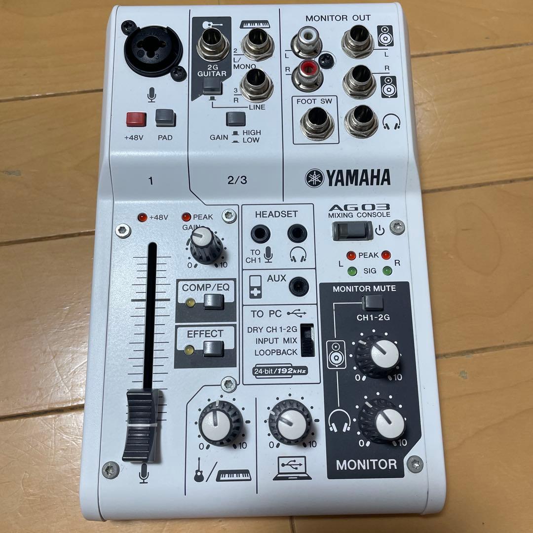 YAMAHA AG03 オーディオミキサー