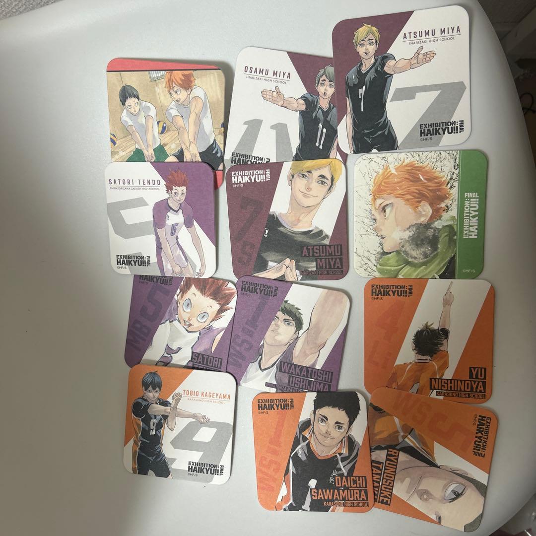 ハイキュー展FINAL アートコースター第5段 ボックス封入特典付き48枚セット