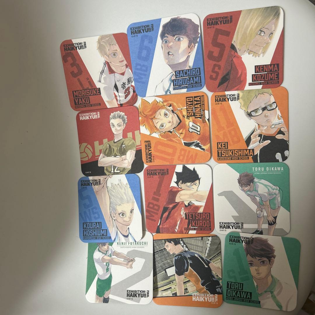 ハイキュー展FINAL アートコースター第5段 ボックス封入特典付き48枚セット