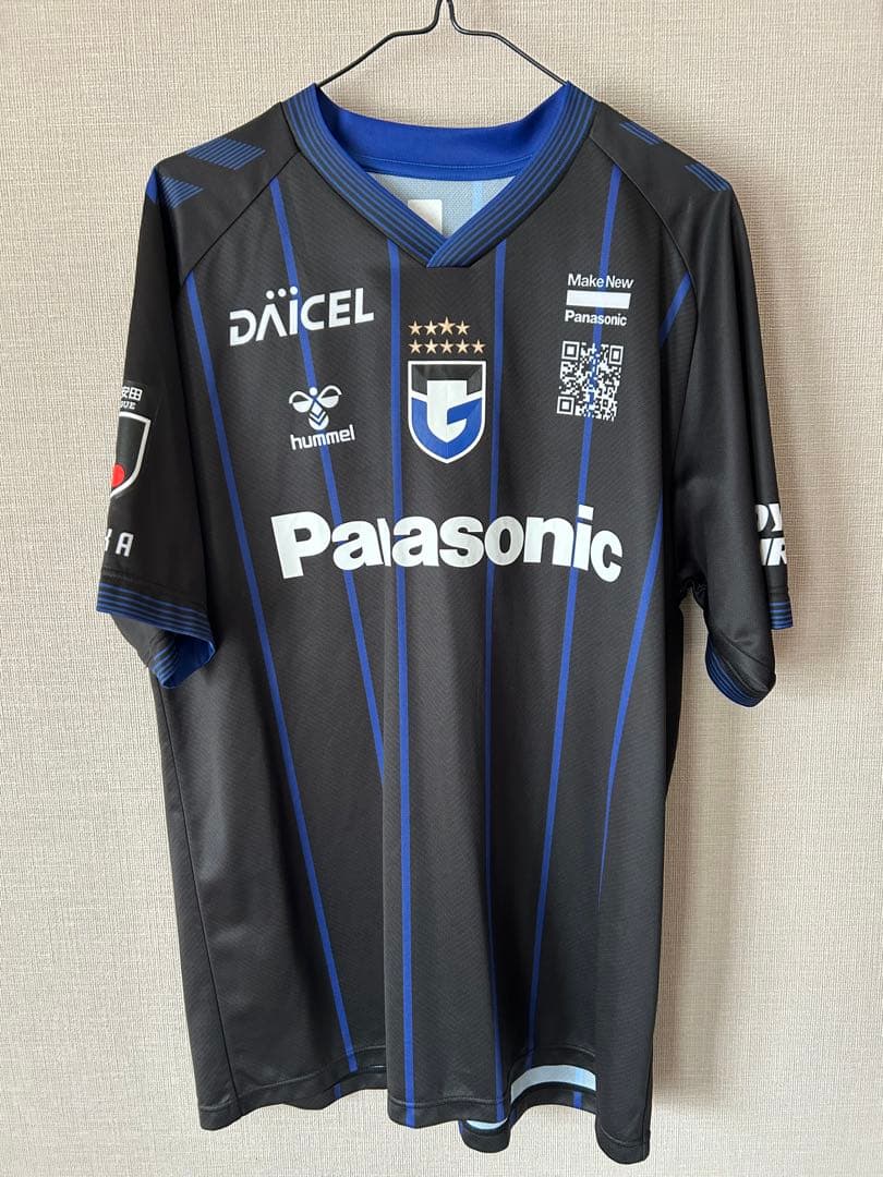 hummel ガンバ大阪レプリカユニフォームO-XO 黒/青　早い者勝ち