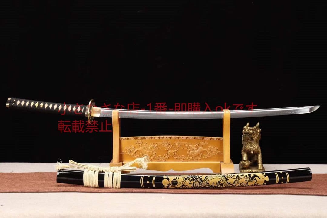 26寸T1095鋼覆土焼刃武士刀龍宇武士 古兵器  日本刀 模造刀 居合刀