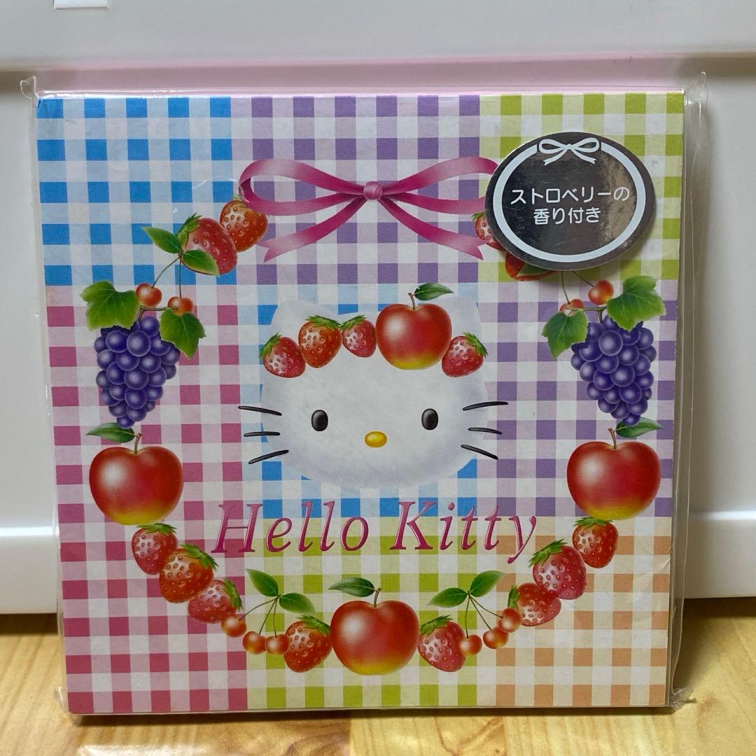 平成レトロ ハローキティ フルーツメモ帳
