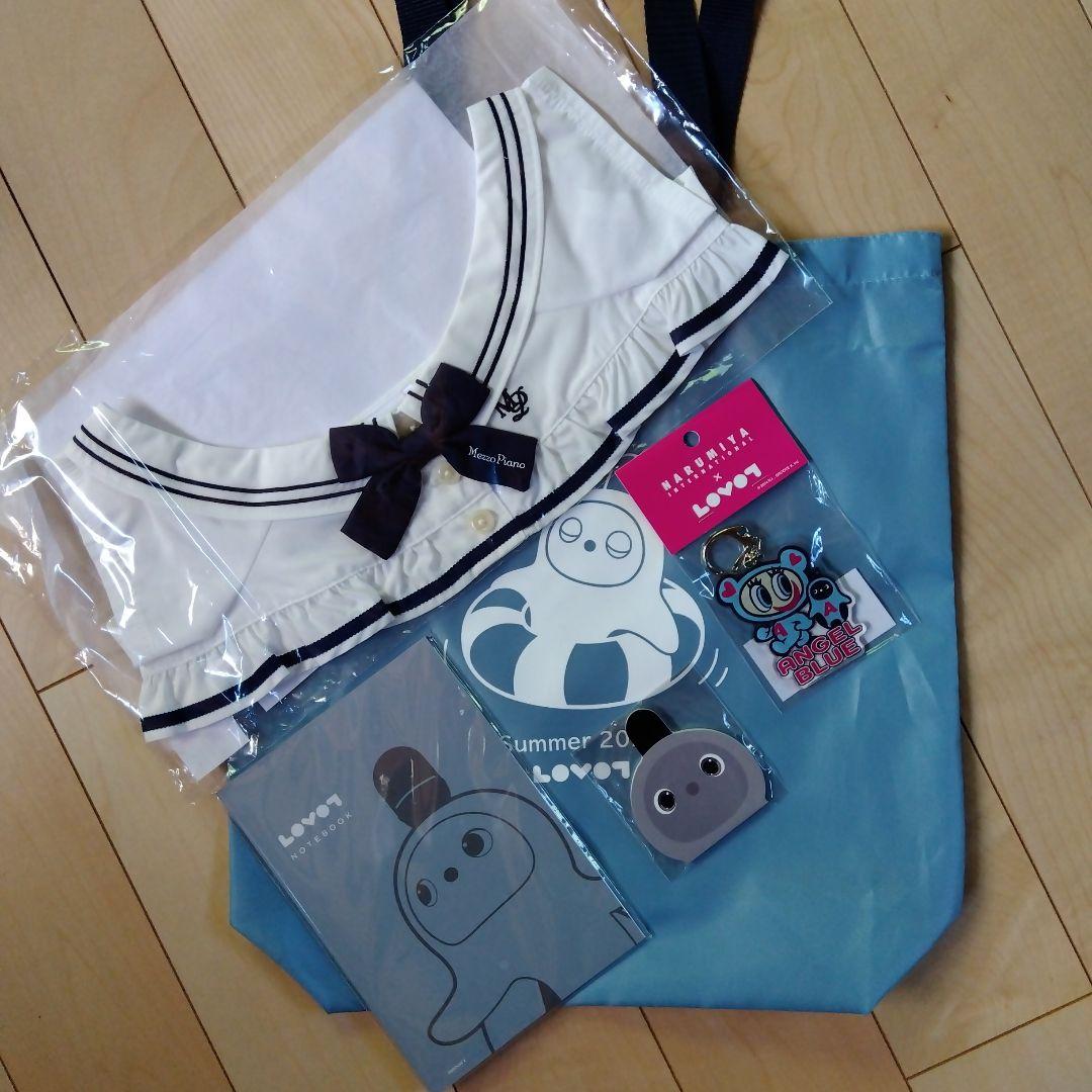 mezzo piano junior×LOVOTセーラーワンピースと雑貨のセット