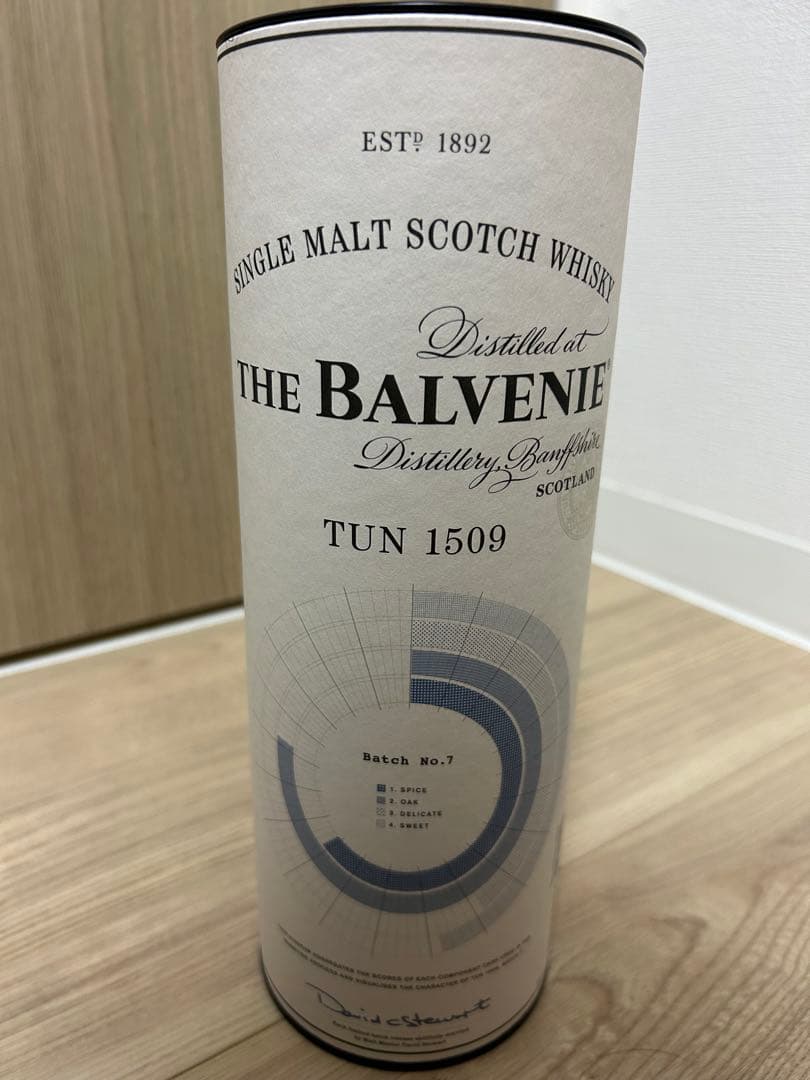 (希少品値下げ)THE BALVENIE TUN 1509 Batch No.7