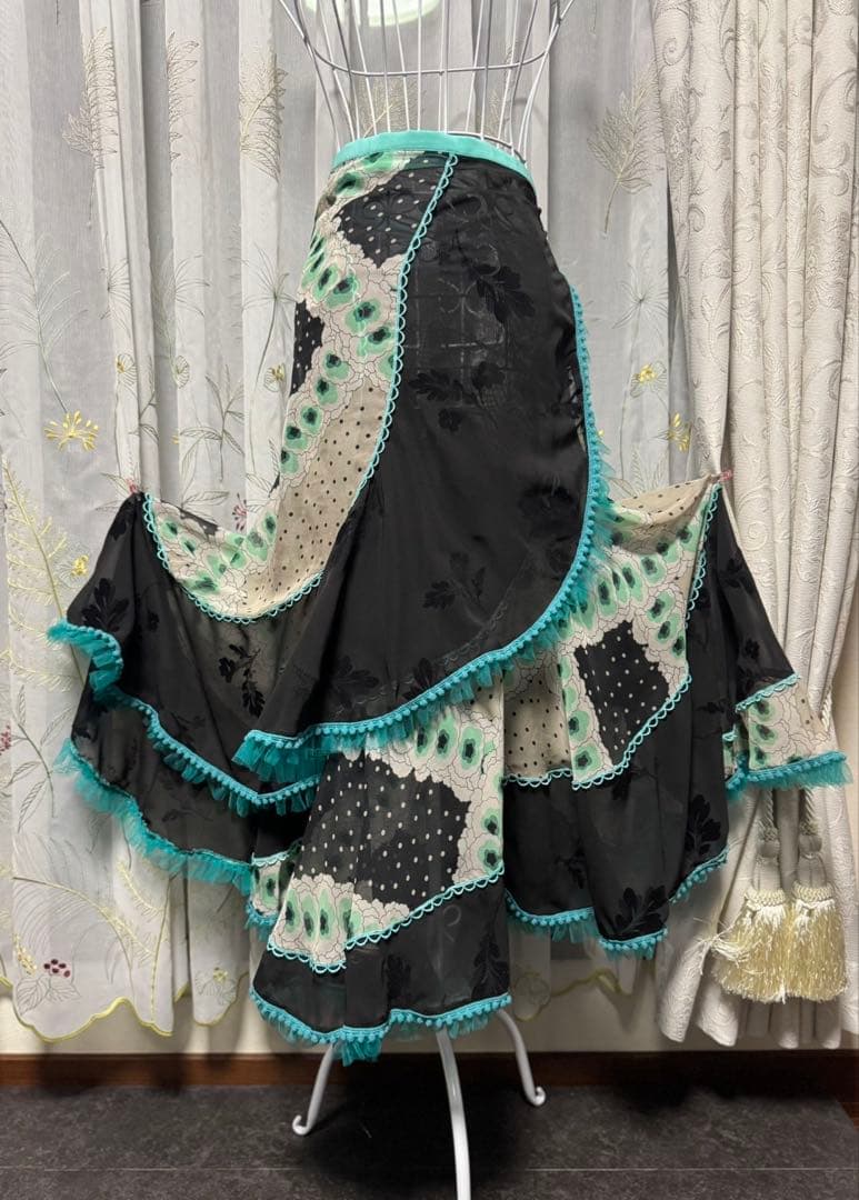 ★フラメンコ　アトリエあいあい　ラップファルダ　巻きスカート