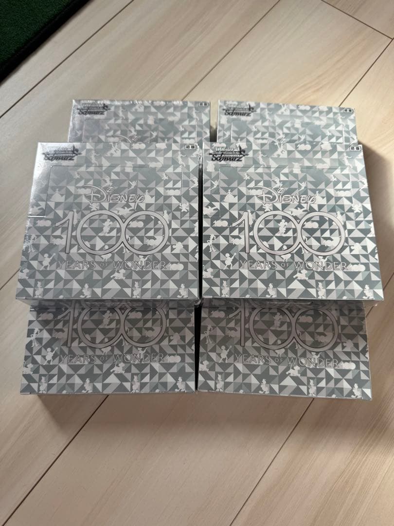 ヴァイスシュバルツ　ディズニー100 初版　シュリンク付き　6BOX