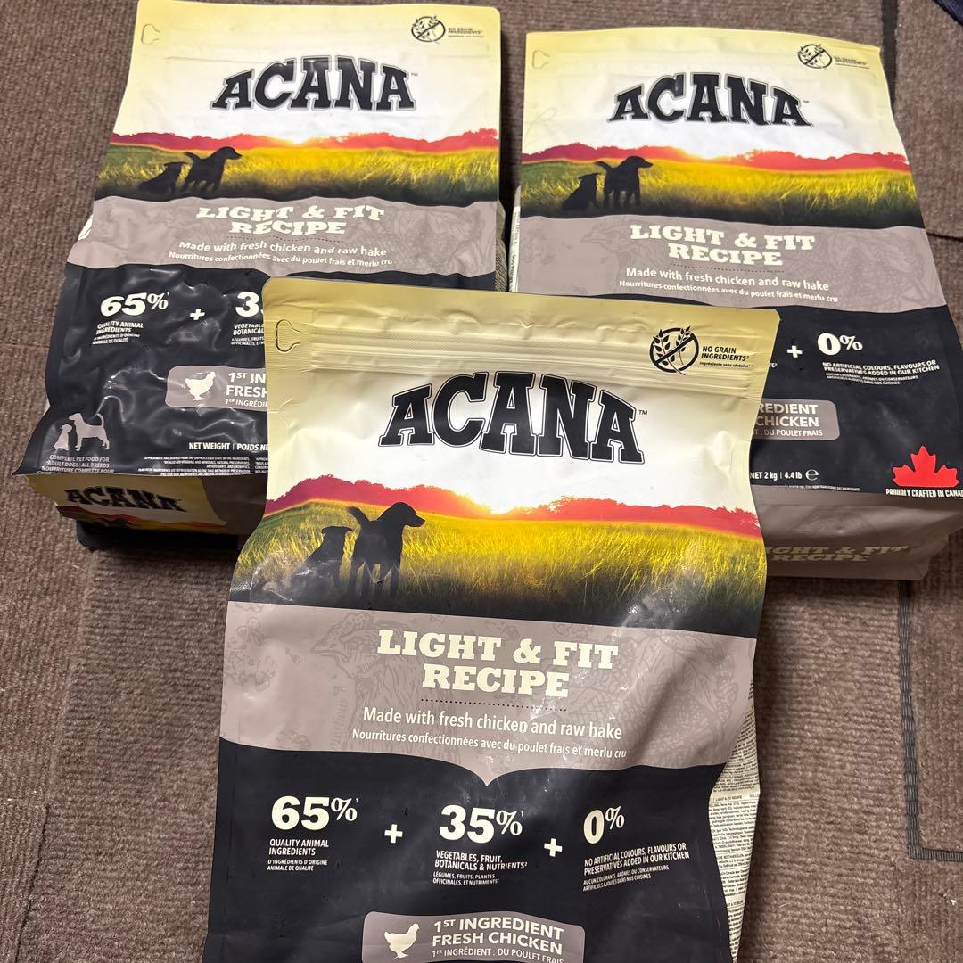 ACANA (アカナ) ドッグフード アダルトスモールブリード 2KG×3袋