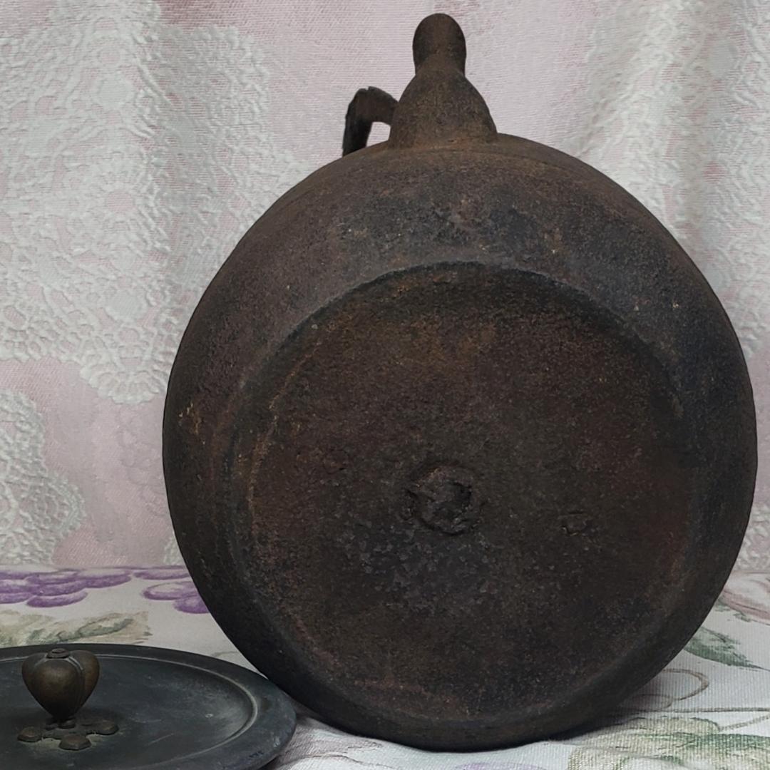 ◆龍文堂 安之介 胴縦銘 道安型 鉄瓶◆検）亀文堂 雨宮宗 金寿堂 光玉堂