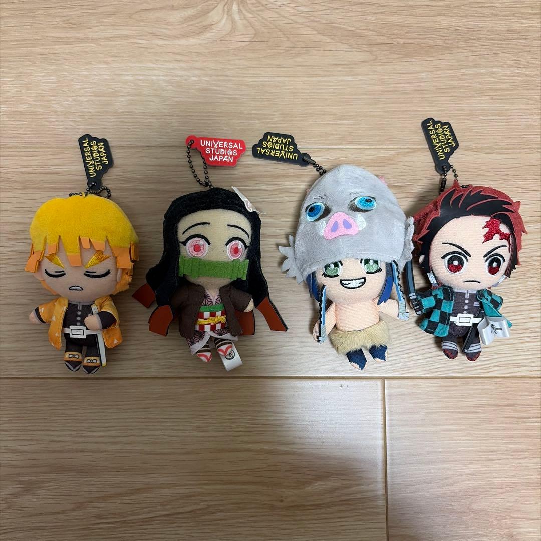 鬼滅の刃　マスコットキーチェーン USJ ユニバ ぬいぐるみ　まとめ売り