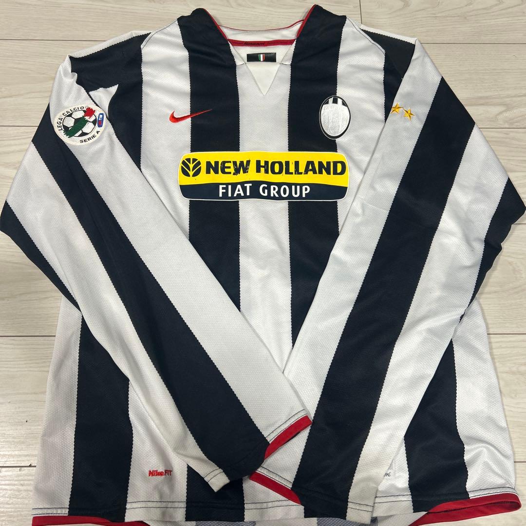 NIKEユベントス 07/08 長袖ユニフォーム XL 17 TREZEGUET