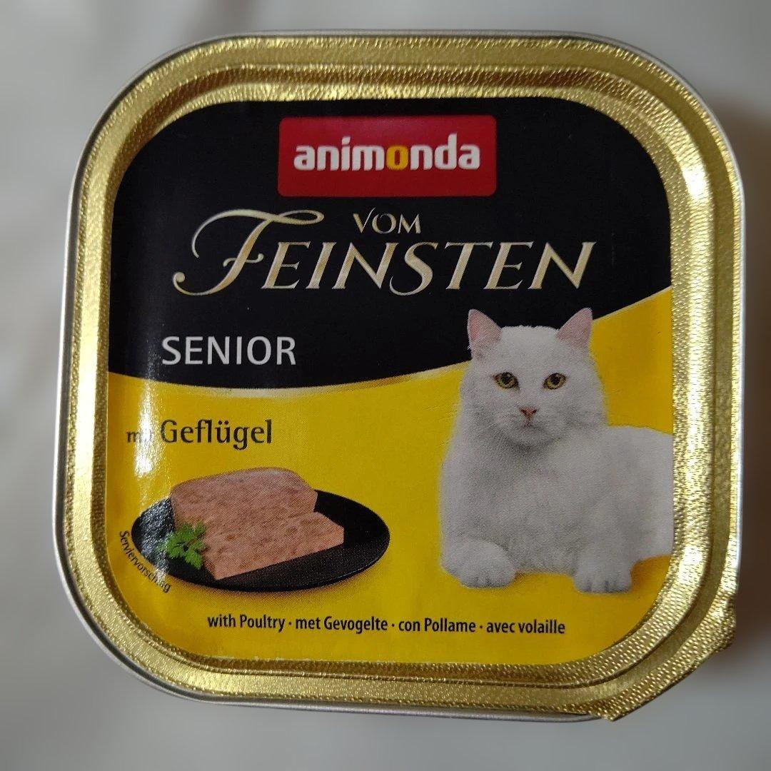 アニモンダ、フォムファインステン猫用 シニア 100g、鳥、豚、牛、32個セット