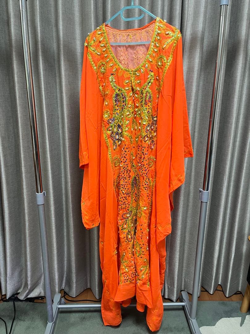 【蘭花】ベリーダンス　ハリージドレス