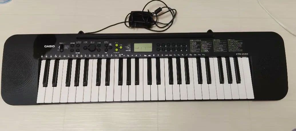 CASIO CTK-240 電子キーボード、ピアニカ　鍵盤ハーモニカ、彫刻刀