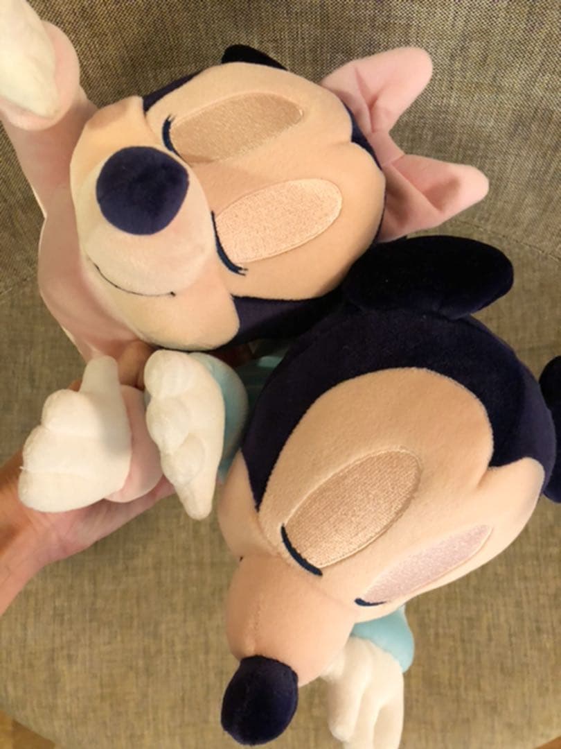 ヤングエポック ベビーミッキー ベビーミニー ぬいぐるみ