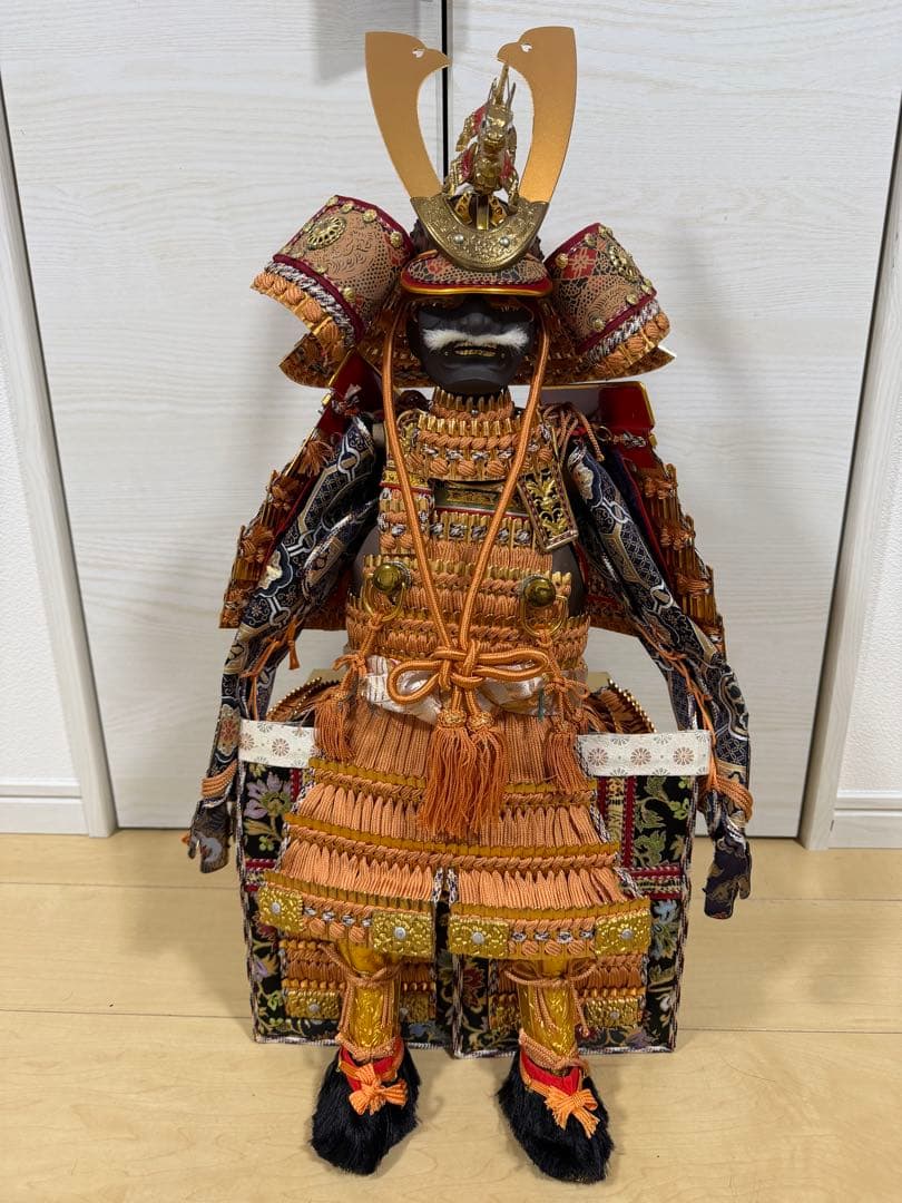 【レア・極美品】ミニチュア 甲冑 侍 武士