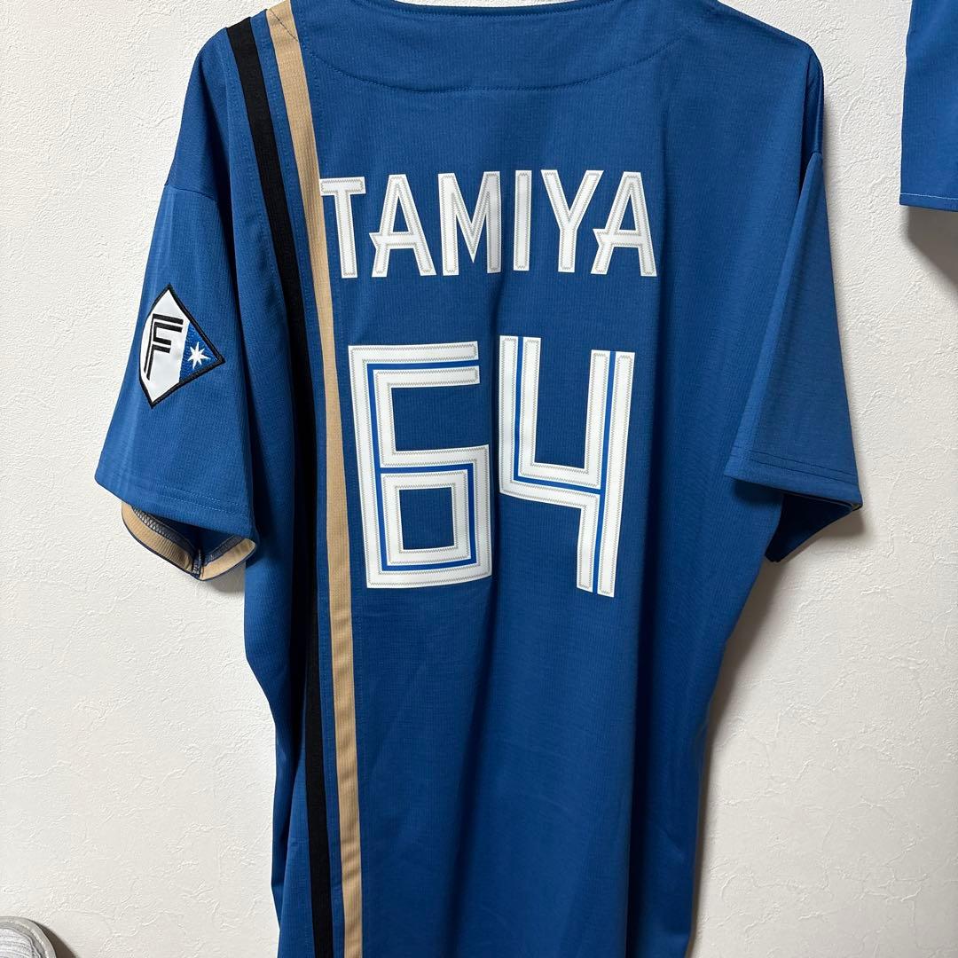 田宮裕涼選手　ビジターユニフォーム