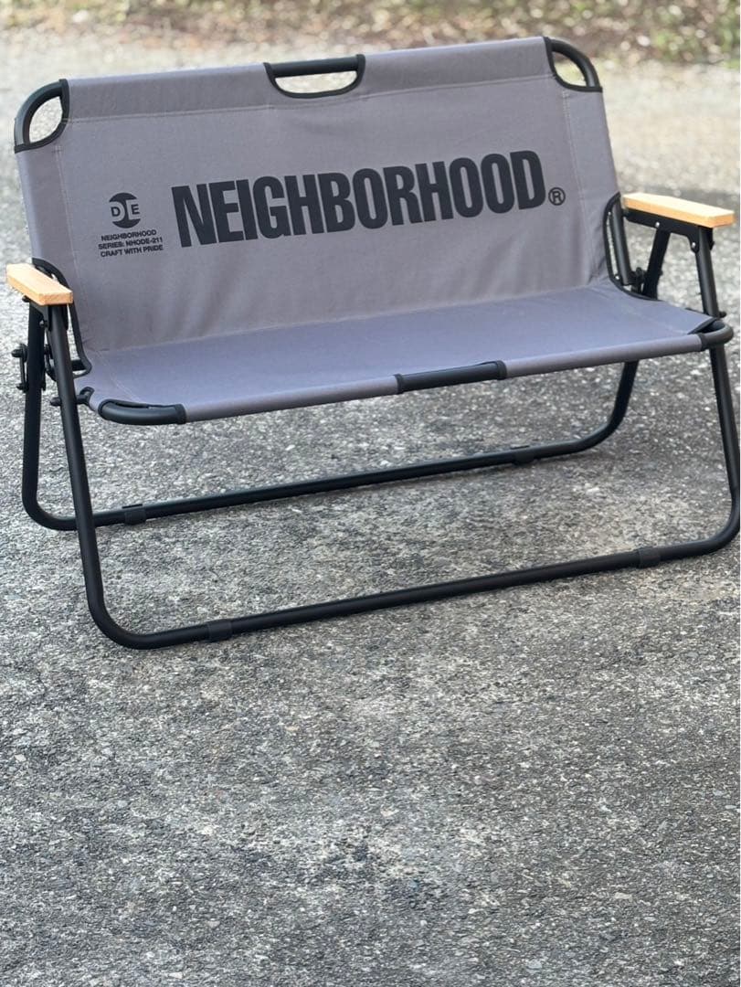 NEIGHBORHOOD アウトドアベンチ グレー