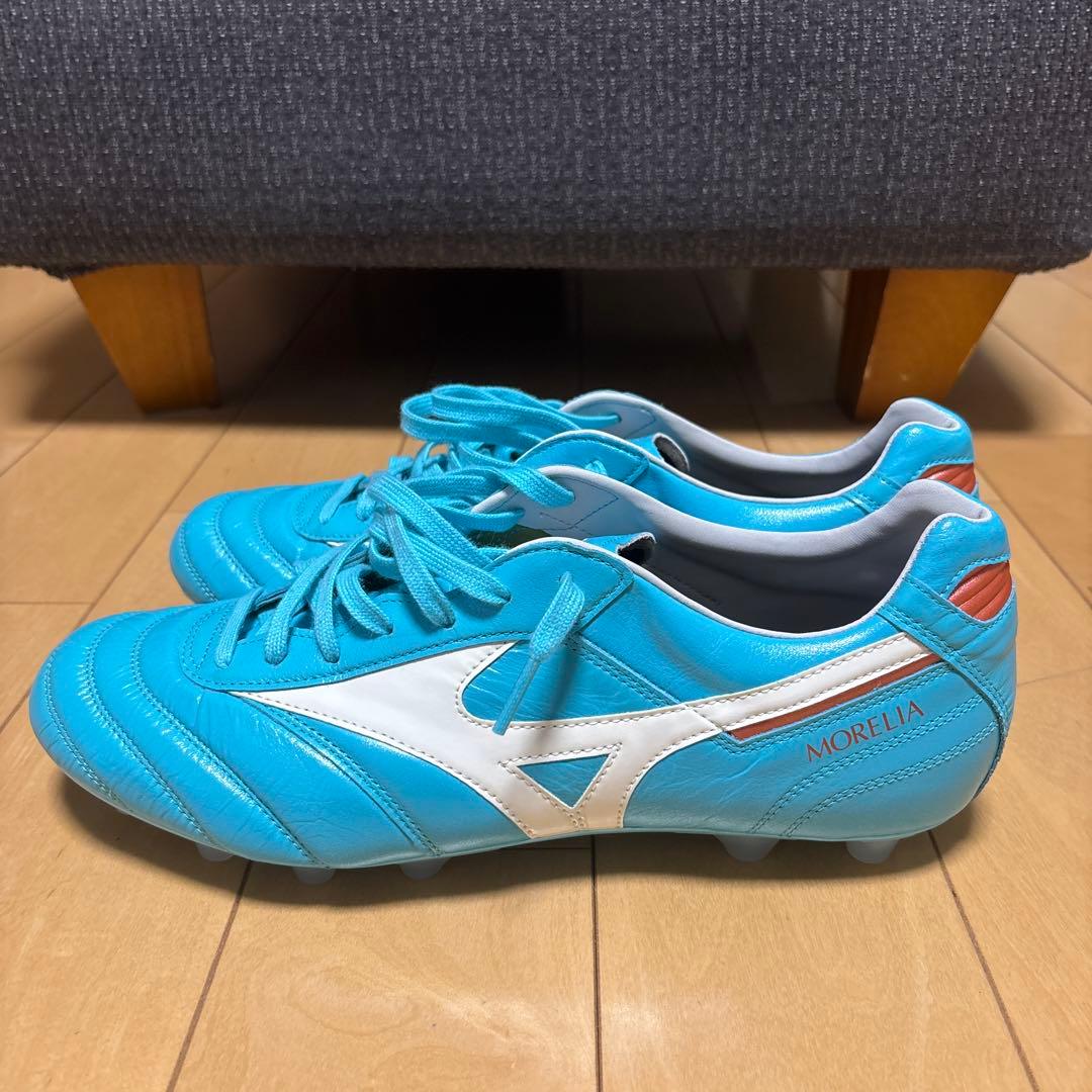Mizuno Morelia 水色 サッカーシューズ