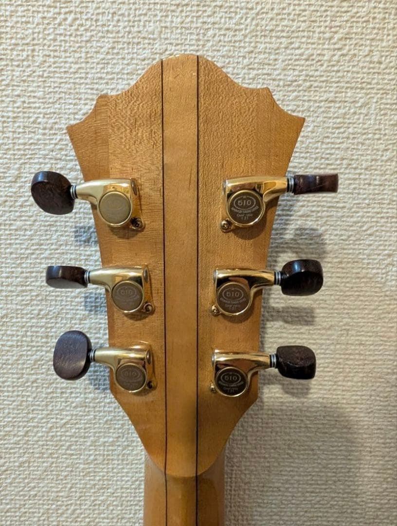 良品、フルアコギター、Ibanez AF105 NT パーツ一部交換
