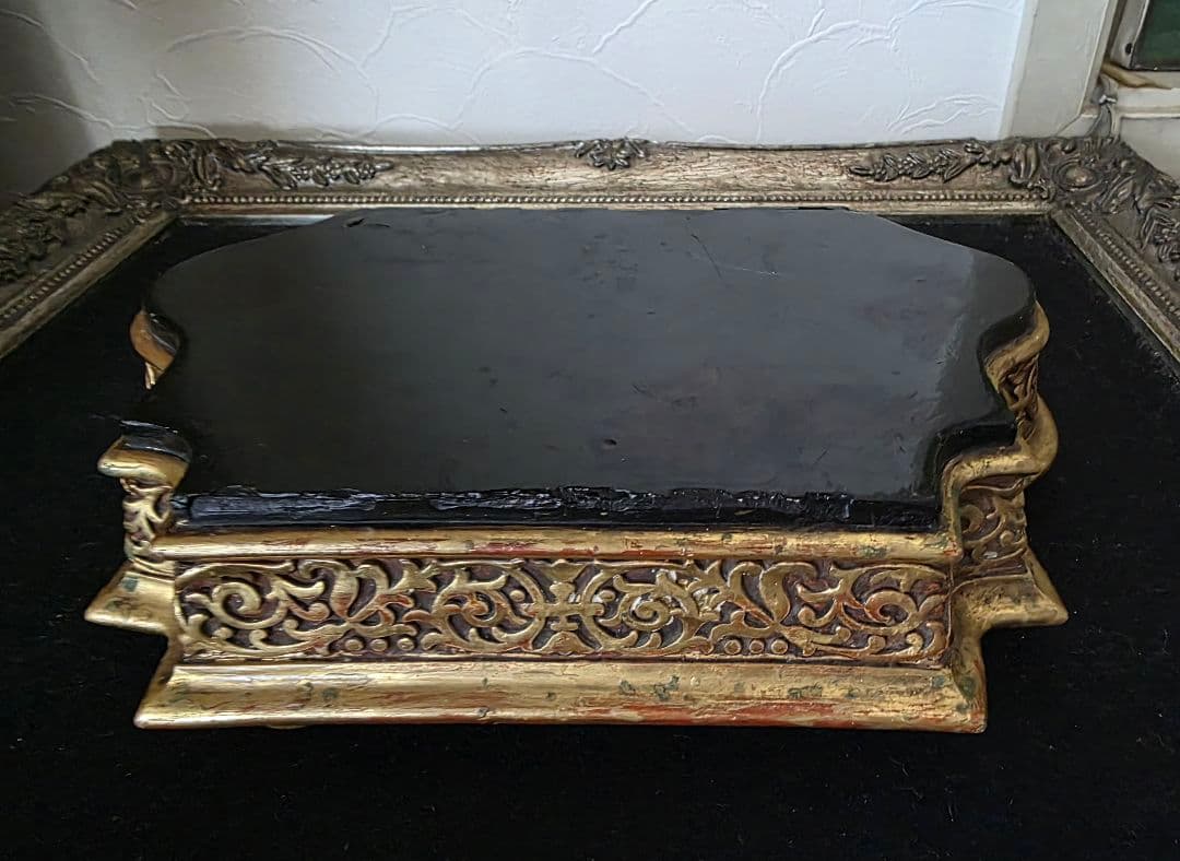 ナポレオン　アンティーク　ポワドレ台座