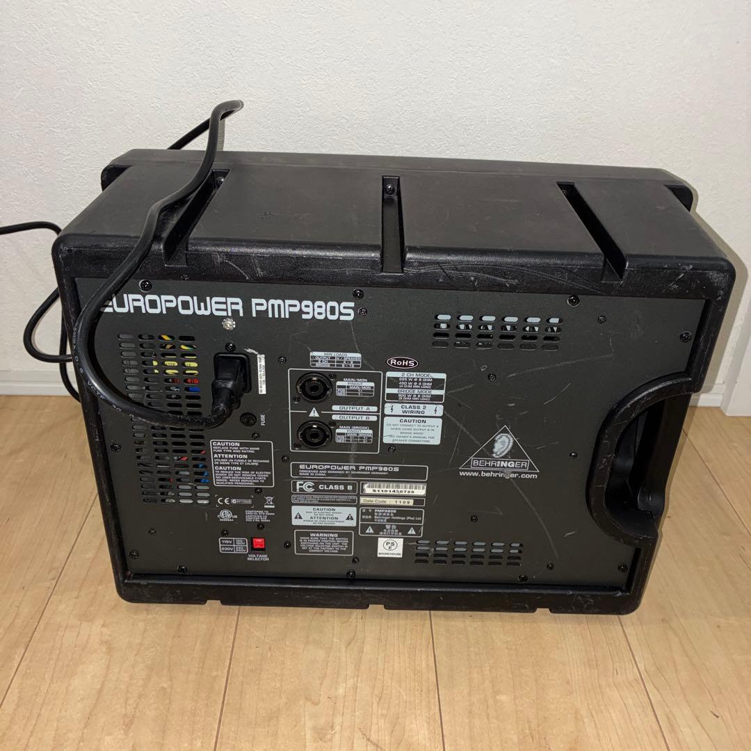 BEHRINGER パワードミキサー EUROPOWER PMP980S
