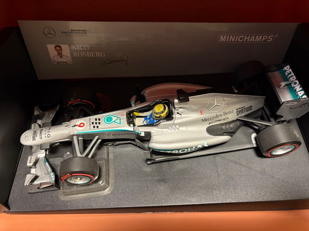 MINICHAMPS 1/18 メルセデス ロズベルグ 2013 モナコGP