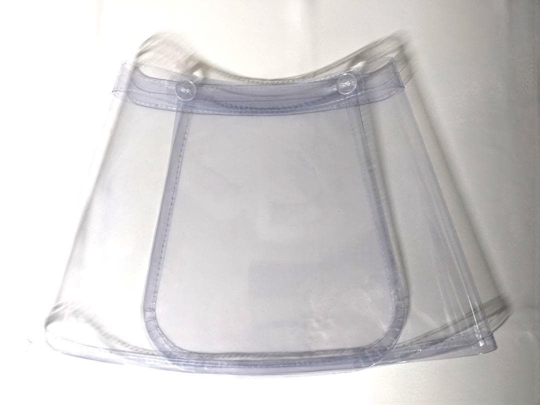 櫻 ビニール巻きスコート 透明 丈28.5 2508