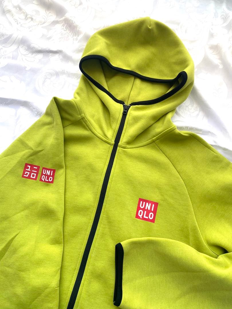 ユニクロ テニス 錦織圭モデル スウェット パーカードライ ストレッチ L