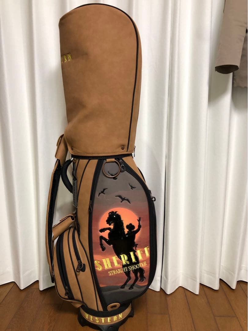 【6/10まで3000円OFF! 】WESTERN SHERIFF ゴルフバッグ