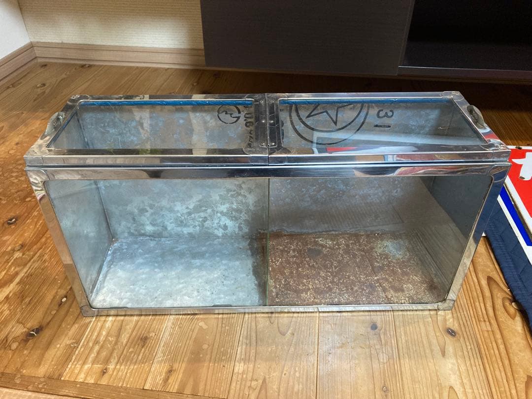 昭和レトロ　駄菓子屋 ブリキケース ガラスディスプレイTAMAHASHI⑤