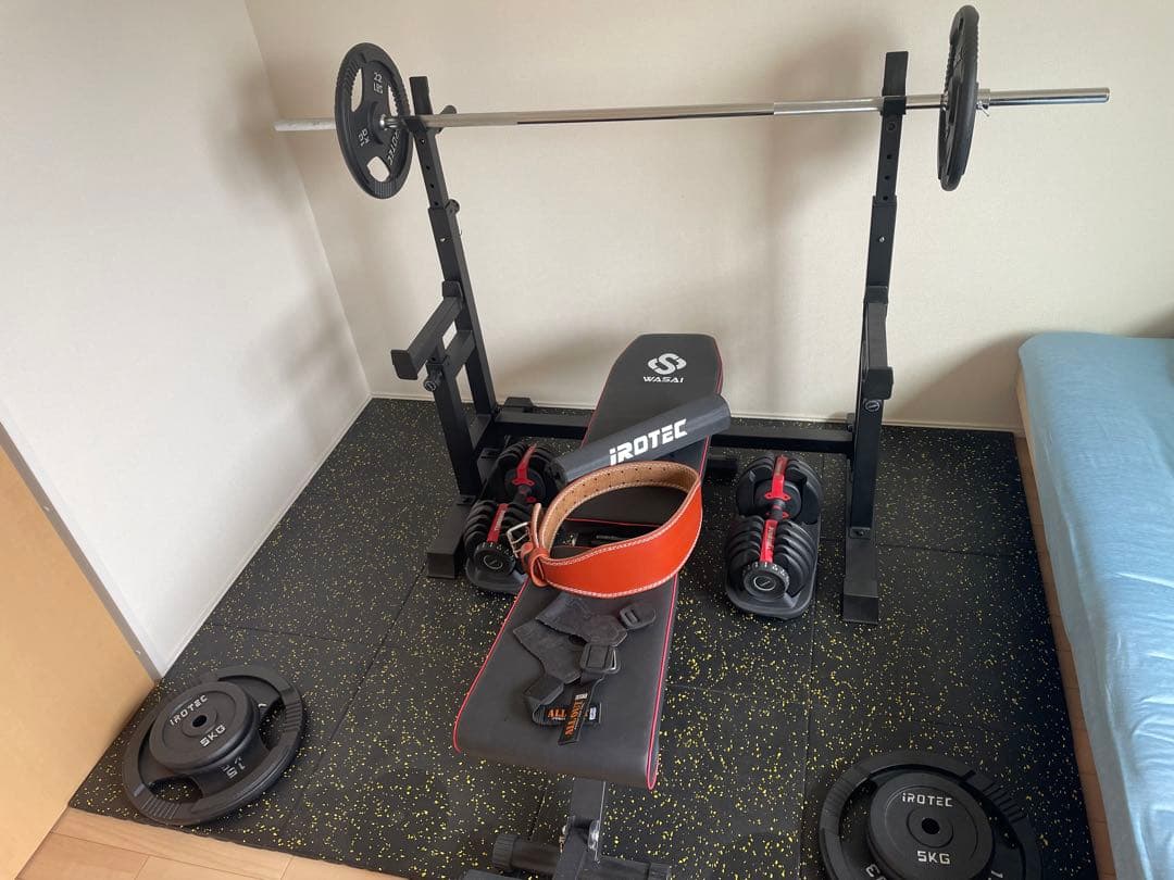 筋トレ　ホームジムセット　バーベル　ダンベル　※引き取り限定