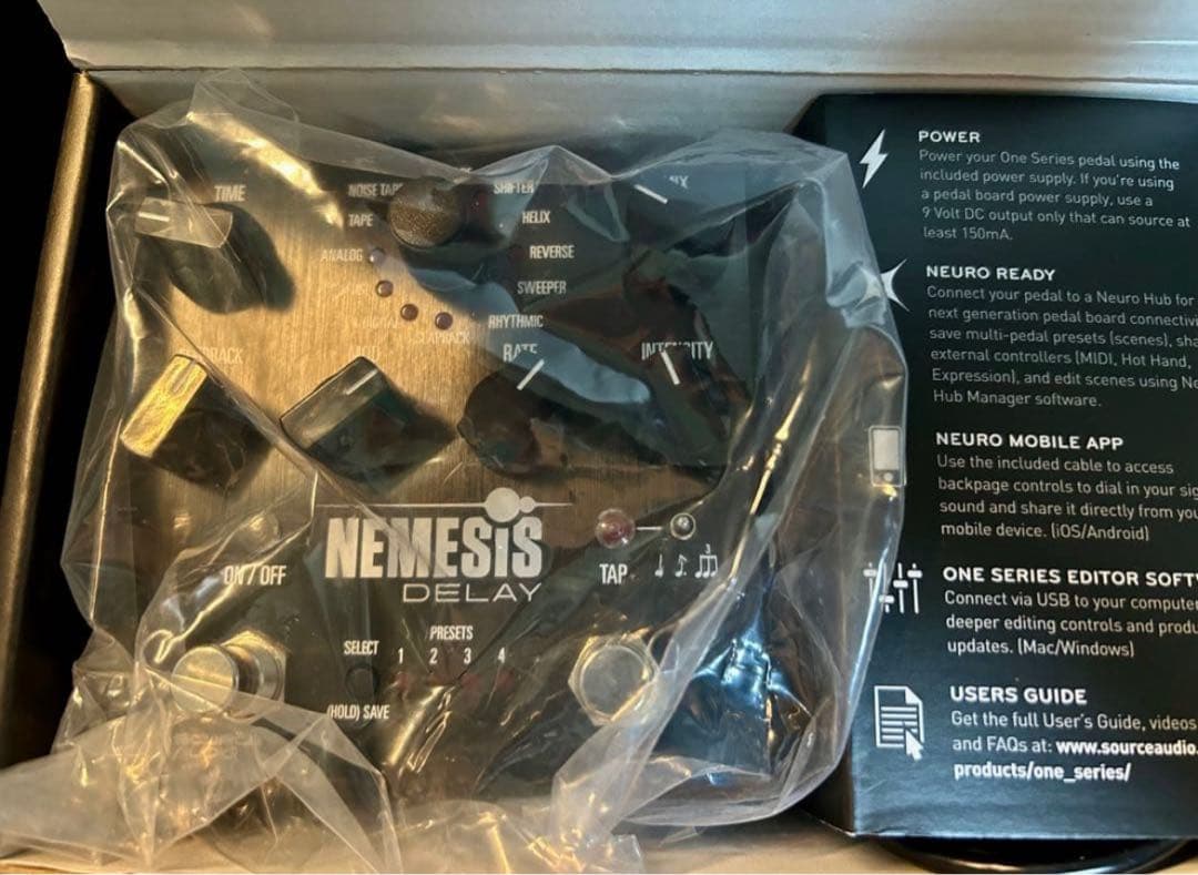 【美品】Source Audio Nemesis Delay ギターエフェクター