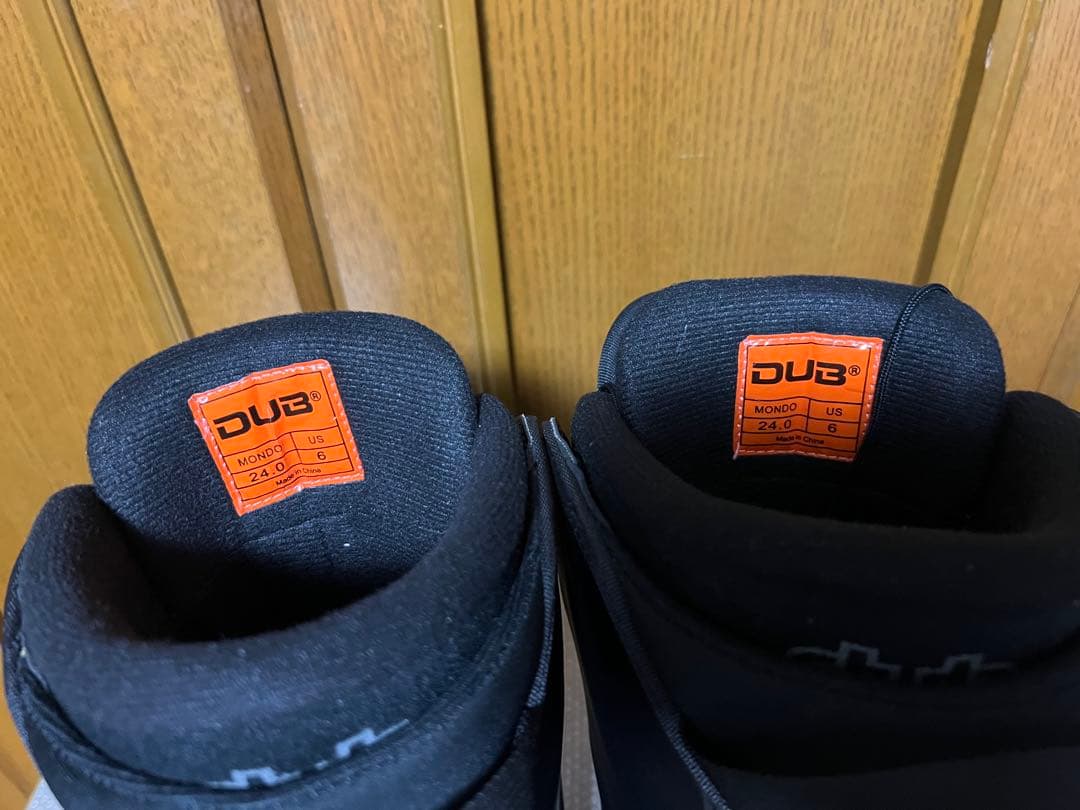 美品　DUB BOAスノーボードブーツ US 6 24cmブラック